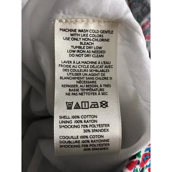 Free People Bali Checked Out Print Romper Women's Large Gardenia Combo NEW - Picture 10 of 11